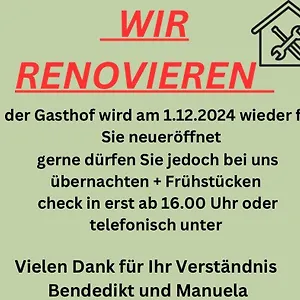 Frühstückspension Gasthof Muhlegger Wildsteig